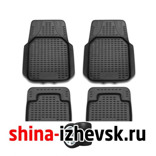 Коврик Autofamily Коврики в салон универсальные Lider, 4 шт. (полиуретан, черные) в Ижевске